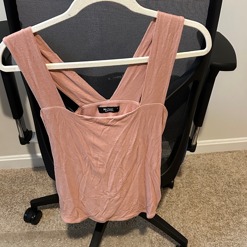Michael Lauren Blush Pink Tank Top